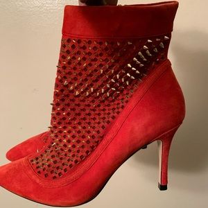 Zara Woman Red Booties